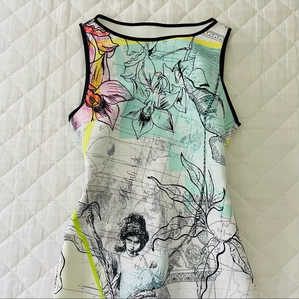 Clover Canyon Floral Line Drawing Dress View 4